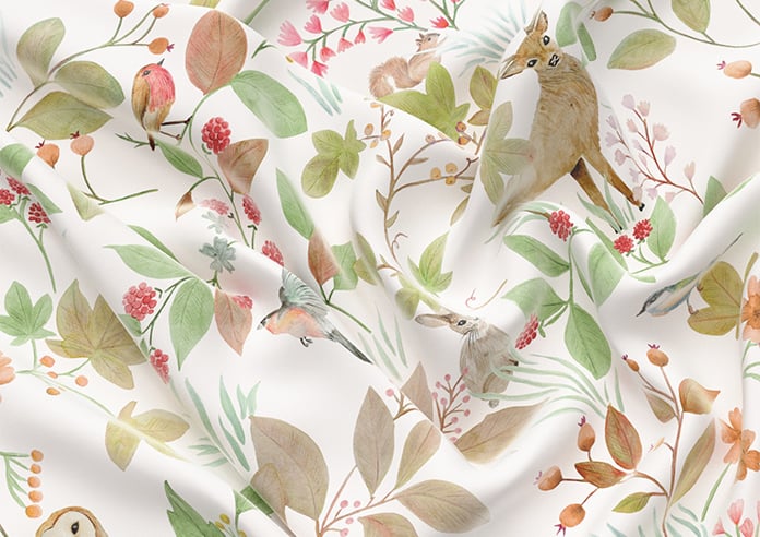 Hedgerow Velvet, Loralei - Motorised Roman Blind - Image 4